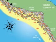 Phi Phi Palong Dive Site Map